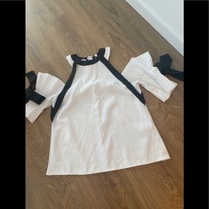 Black and White blouse